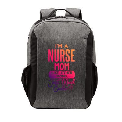 Cool Mothers Day Design Nurse Mom Gift Vector Backpack