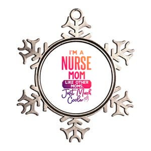 Cool Mothers Day Design Nurse Mom Gift Metallic Star Ornament