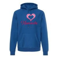 Cute Mother’s Day Love Heart Mamacita Funny Gift Premium Hoodie