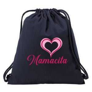 Cute Mother’s Day Love Heart Mamacita Funny Gift Drawstring Bag