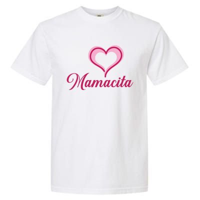 Cute Mother’s Day Love Heart Mamacita Funny Gift Garment-Dyed Heavyweight T-Shirt