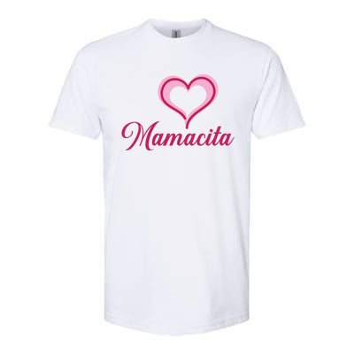 Cute Mother’s Day Love Heart Mamacita Funny Gift Softstyle CVC T-Shirt