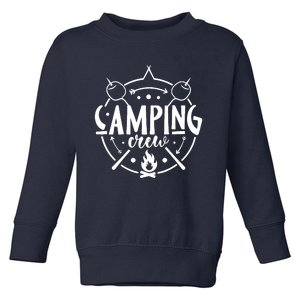 Camping Matching Design For Family Camper Group Camping Crew Toddler Sweatshirt