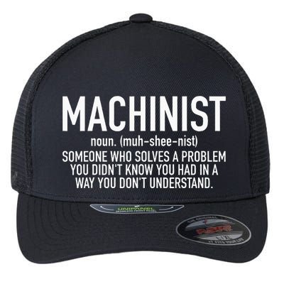 CNC Machinist Definition Flexfit Unipanel Trucker Cap