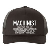 CNC Machinist Definition Yupoong Adult 5-Panel Trucker Hat