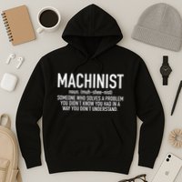 CNC Machinist Definition Hoodie