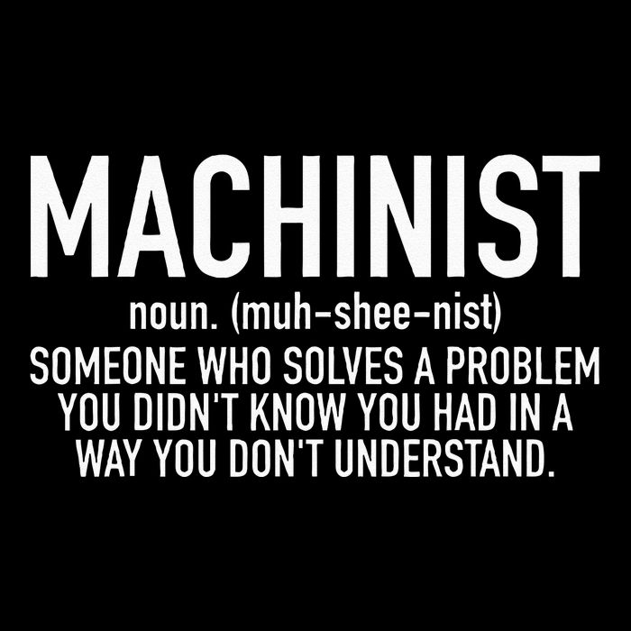 CNC Machinist Definition Hoodie