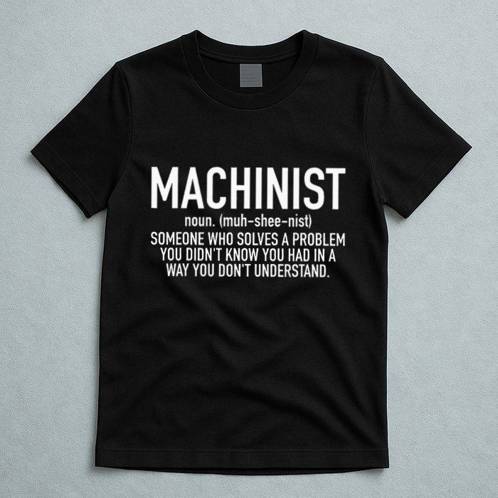 CNC Machinist Definition T-Shirt