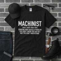 CNC Machinist Definition Tall T-Shirt