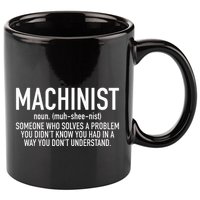 CNC Machinist Definition 11oz C Handle Ceramic Mug
