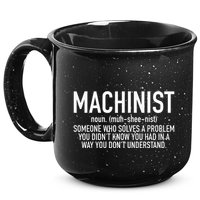 CNC Machinist Definition 15oz Campfire Ceramic Mug