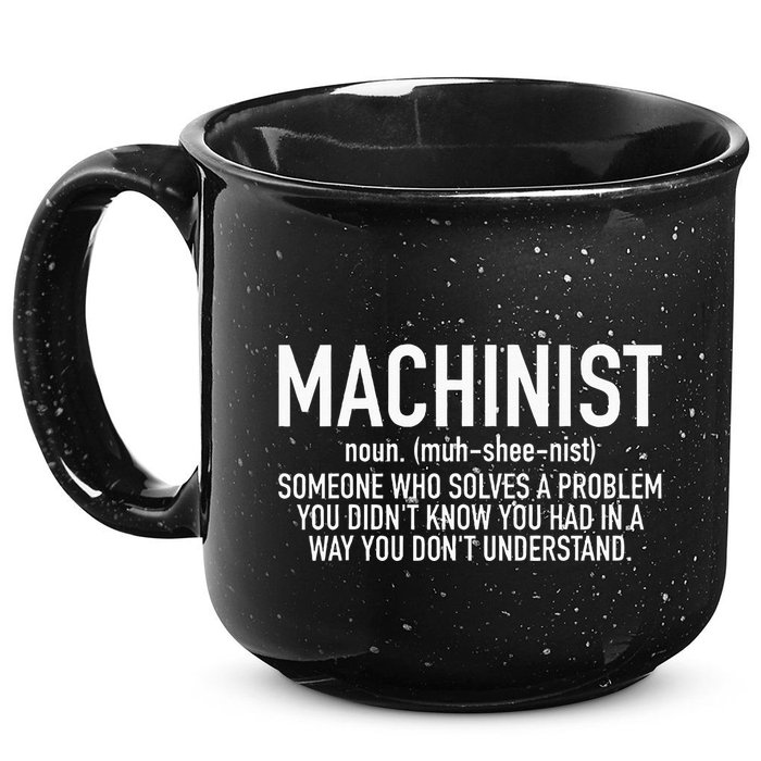 CNC Machinist Definition 15oz Campfire Ceramic Mug