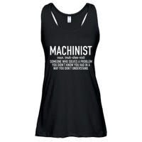 CNC Machinist Definition Ladies Essential Flowy Tank