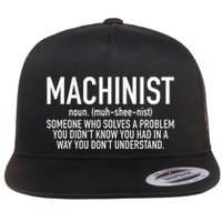 CNC Machinist Definition Flatbill Hat