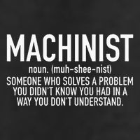 CNC Machinist Definition Crop Fleece Hoodie