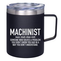 CNC Machinist Definition 12oz Stainless Steel Coffee Mug