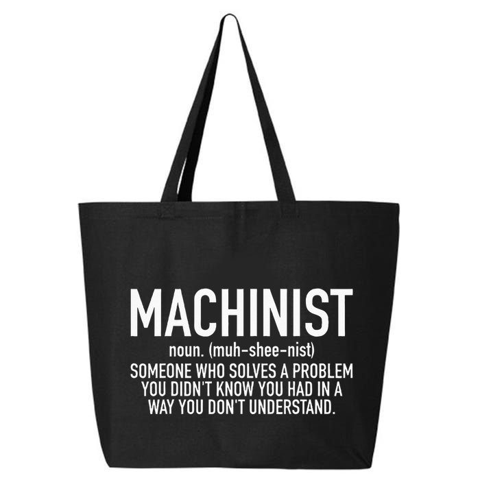 CNC Machinist Definition 25L Jumbo Tote