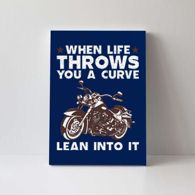 Cool Motorcycle Design Motor Cycle Rider Biker Canvas