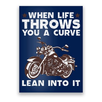 Cool Motorcycle Design Motor Cycle Rider Biker Poster