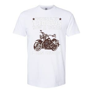 Cool Motorcycle Design Motor Cycle Rider Biker Softstyle CVC T-Shirt