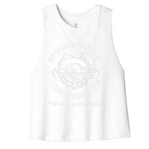 Couple More Days Construction We’re Always Almost Done Women's Racerback Cropped Tank