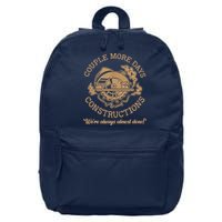 Couple More Days Construction We’re Always Almost Done 16 in Basic Backpack
