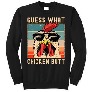 Chicken Meme Design Guess What Chicken Butt Sweatshirt