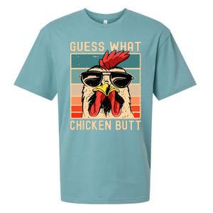 Chicken Meme Design Guess What Chicken Butt Sueded Cloud Jersey T-Shirt