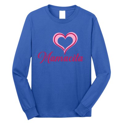 Cute Mother’s Day Love Heart Mamacita Funny Gift Long Sleeve Shirt