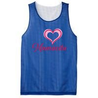 Cute Mother’s Day Love Heart Mamacita Funny Gift Mesh Reversible Basketball Jersey Tank