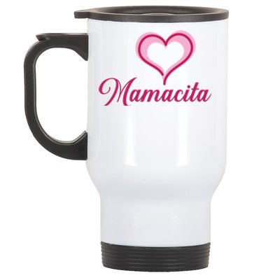 Cute Mother’s Day Love Heart Mamacita Funny Gift Stainless Steel Travel Mug