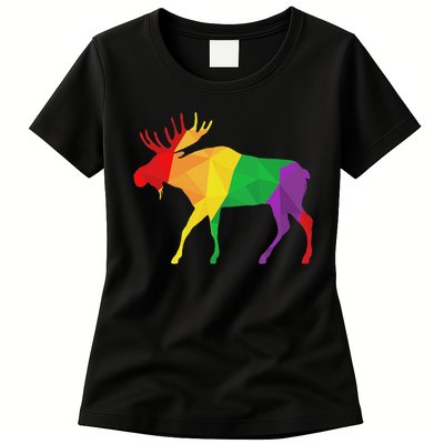 Colorful Moose Deer Elk Hunting Season Deer Hunter Gifts Men Womens T-Shirt