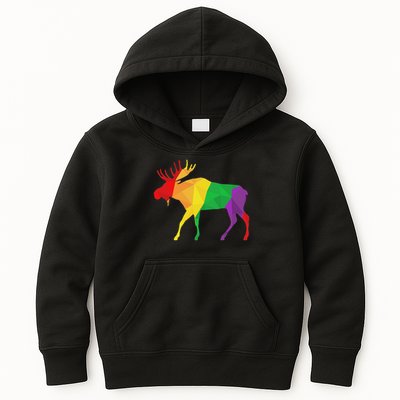 Colorful Moose Deer Elk Hunting Season Deer Hunter Gifts Men Kids Hoodie