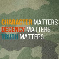Character Matters Decency Matters Truth Matters America Legacy Tie Dye Trucker Hat