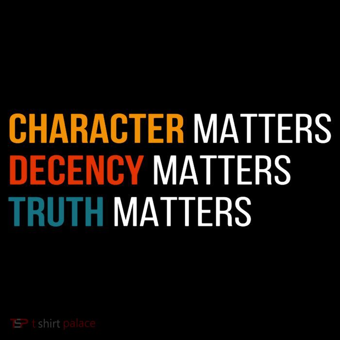 Character Matters Decency Matters Truth Matters America Sustainable Beanie