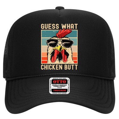 Chicken Meme Design Guess What Chicken Butt Trucker Hat