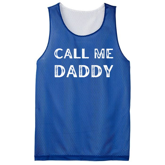 Call Me Daddy Gift Mesh Reversible Basketball Jersey Tank