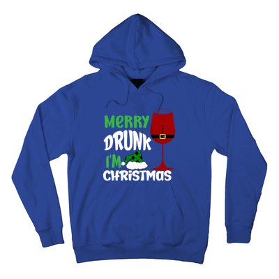 Christmas Merry Drunk Im Christmas Wine Santa Great Gift Hoodie