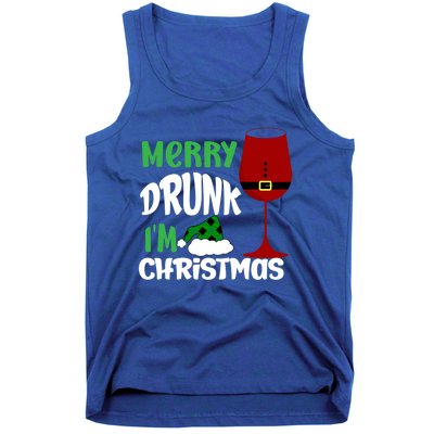 Christmas Merry Drunk Im Christmas Wine Santa Great Gift Tank Top