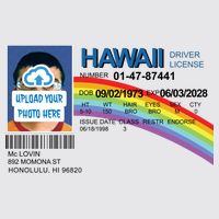 Custom Mclovin Driver License Upload Photo Womens Funnel Neck Pullover Hood