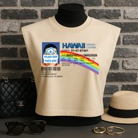 Custom Mclovin Driver License Upload Photo Garment-Dyed Women's Muscle Tee