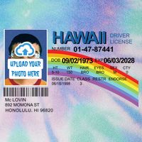 Custom Mclovin Driver License Upload Photo Legacy Tie Dye Trucker Hat