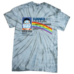 Custom Mclovin Driver License Upload Photo Tie-Dye T-Shirt