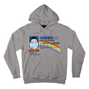 Custom Mclovin Driver License Upload Photo Tall Hoodie