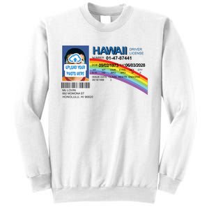 Custom Mclovin Driver License Upload Photo Sweatshirt