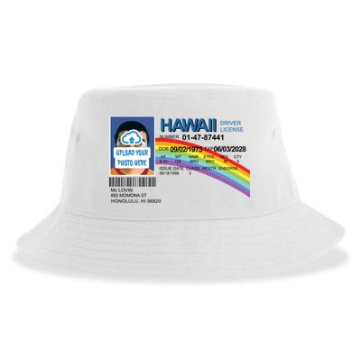 Custom Mclovin Driver License Upload Photo Sustainable Bucket Hat