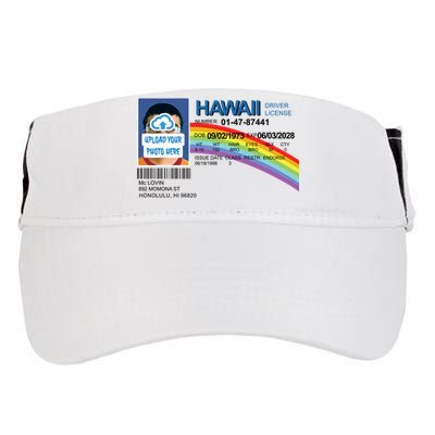 Custom Mclovin Driver License Upload Photo Adult Drive Performance Visor