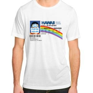 Custom Mclovin Driver License Upload Photo Adult ChromaSoft Performance T-Shirt