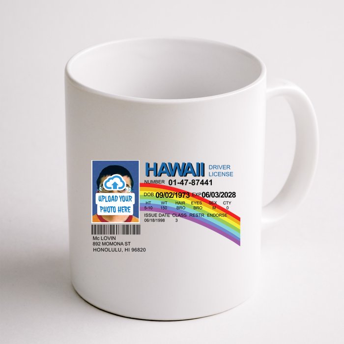 Custom Mclovin Driver License Upload Photo Mug