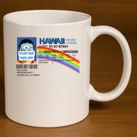 Custom Mclovin Driver License Upload Photo 11oz C Handle Ceramic Mug